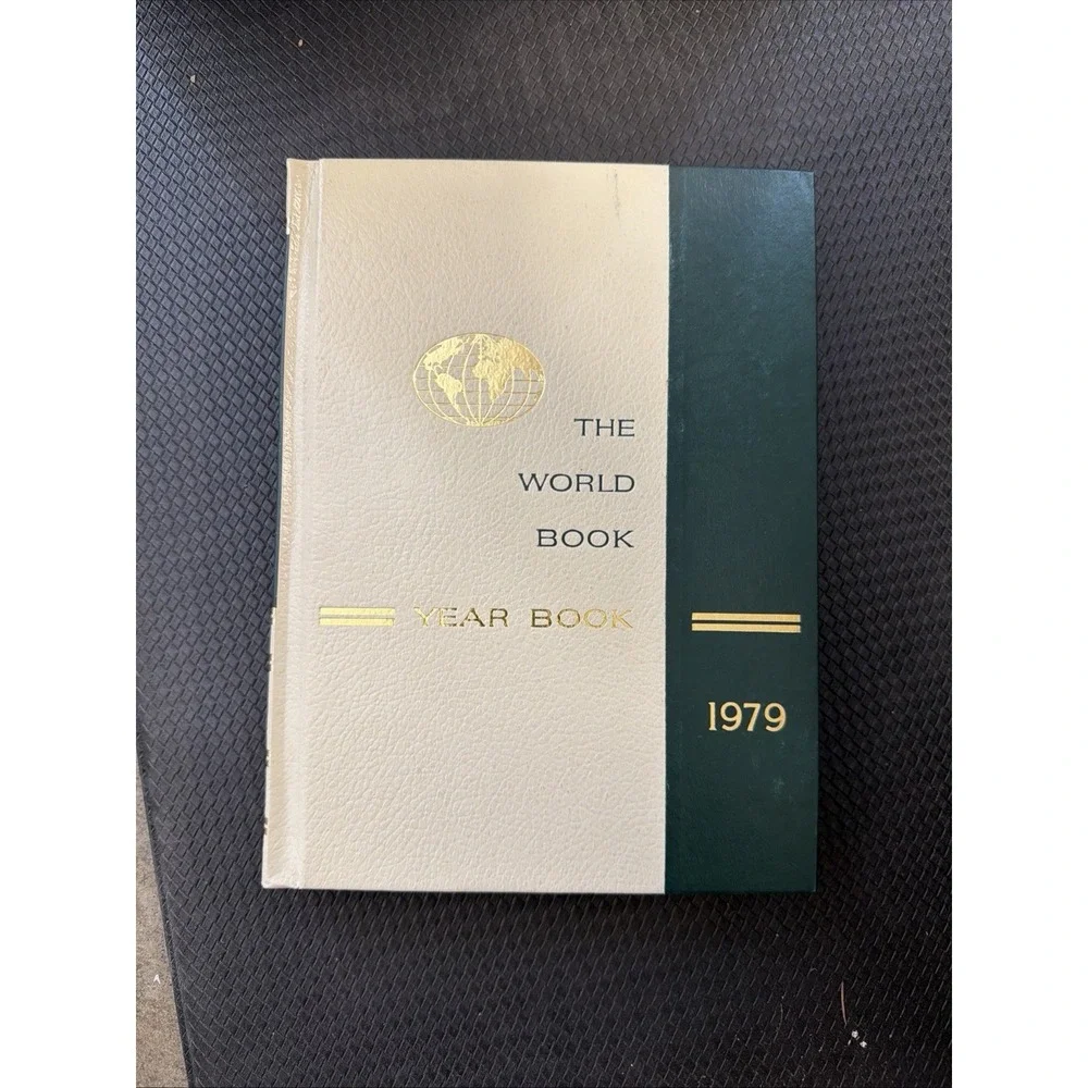 1979 edition of The World Book Year Book, a hardcover vintage encyclopedia